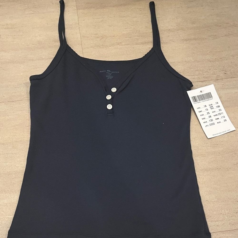 Brandy Melville Dark Blue Tank Top